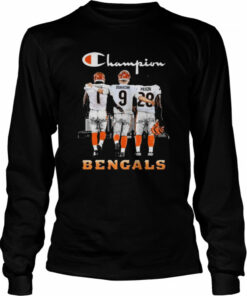Champions Chase and Burrow and Mixon Cincinnati Bengals Signatures Shirt 2 Champions Chase and Burrow and Mixon Cincinnati Bengals Signatures Shirt 3
