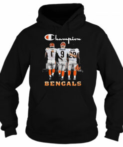 Champions Chase and Burrow and Mixon Cincinnati Bengals Signatures Shirt 4 Champions Chase and Burrow and Mixon Cincinnati Bengals Signatures Shirt 5