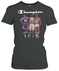 Champions Johnson Michael Jordan Bird Signatures shirt 1 Champions Johnson Michael Jordan Bird Signatures shirt 2