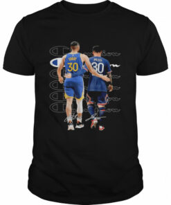 Champions Stephen Curry and Lionel Messi Signatures Shirt 1