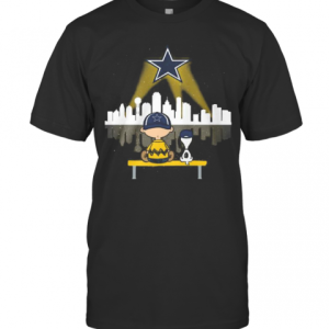 Charlie Brown And Snoopy Dallas Cowboys Football T-Shirt