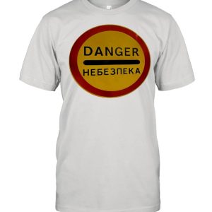 Chernobyl Radiation Warning Vintage Rusted Danger Sign T-shirt