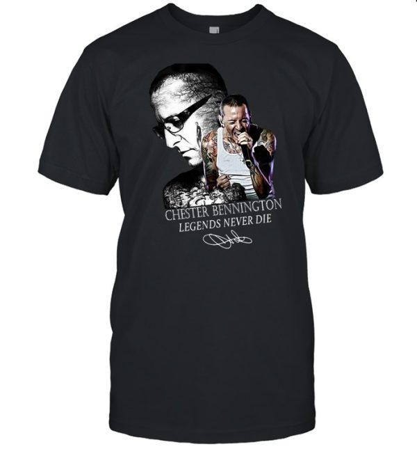 Chester Bennington Legends Never Die Signature Men shirt