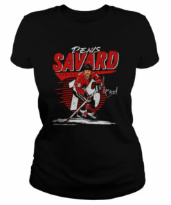 Chicago Blackhawks Denis Savard center signature shirt 1 Chicago Blackhawks Denis Savard center signature shirt 2