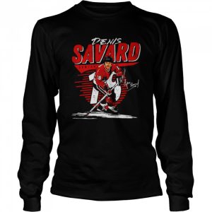 Chicago Blackhawks Denis Savard center signature shirt 3