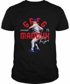Chicago Cubs Greg Maddux arc signature shirt 1