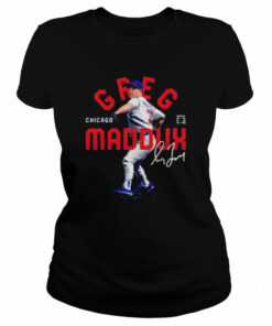 Chicago Cubs Greg Maddux arc signature shirt 1 Chicago Cubs Greg Maddux arc signature shirt 2