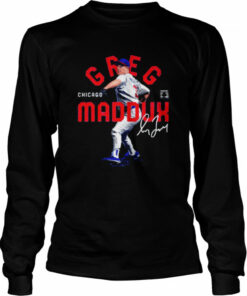 Chicago Cubs Greg Maddux arc signature shirt 2 Chicago Cubs Greg Maddux arc signature shirt 3