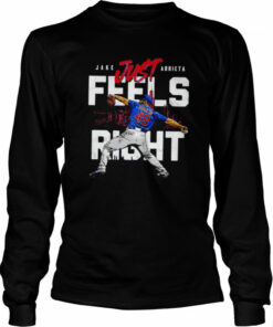 Chicago Cubs Jake Arrieta just feels right signature shirt 2 Chicago Cubs Jake Arrieta just feels right signature shirt 3