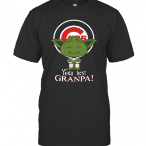 Chicago Cubs Yoda Best Grandpa T-Shirt