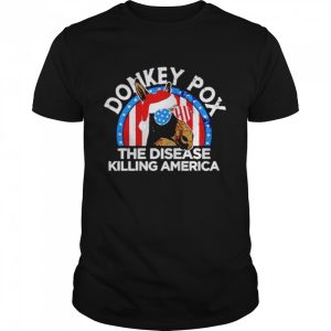 Christmas Donkey Pox the disease killing America shirt