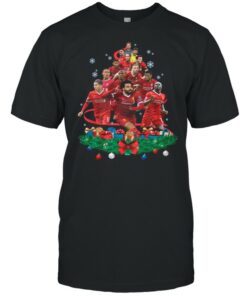 Christmas Tree With Liverpool Team Football Players shirt 1