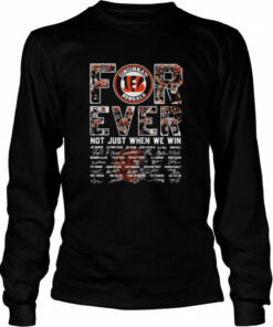 Cincinnati Bengals not just when we win signatures shirt 3