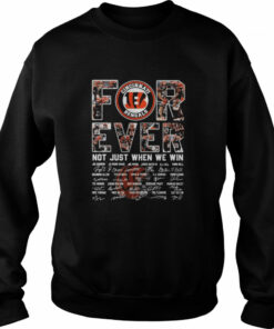 Cincinnati Bengals not just when we win signatures shirt 4