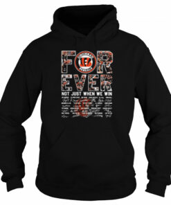 Cincinnati Bengals not just when we win signatures shirt 5