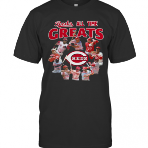 Cincinnati Reds All Time Greats Players Signatures T-Shirt