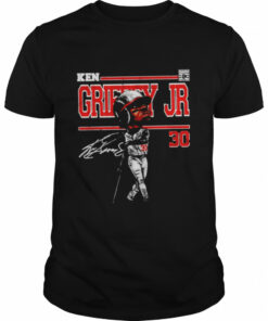 Cincinnati Reds Ken Griffey Jr cartoon signature shirt 1