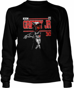 Cincinnati Reds Ken Griffey Jr. cartoon signature shirt 2 Cincinnati Reds Ken Griffey Jr cartoon signature shirt 3