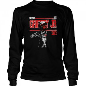 Cincinnati Reds Ken Griffey Jr cartoon signature shirt 3