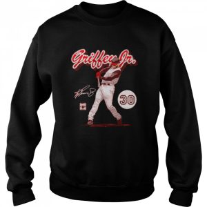 Cincinnati Reds Ken Griffey Jr retro script signature shirt 4