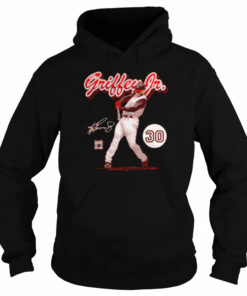 Cincinnati Reds Ken Griffey Jr retro script signature shirt 5