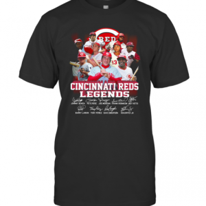 Cincinnati Reds Legends Players Signatures T-Shirt