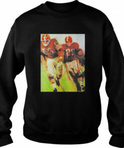 Cleveland Browns 1965 CB Helmet Poster Shirt 4