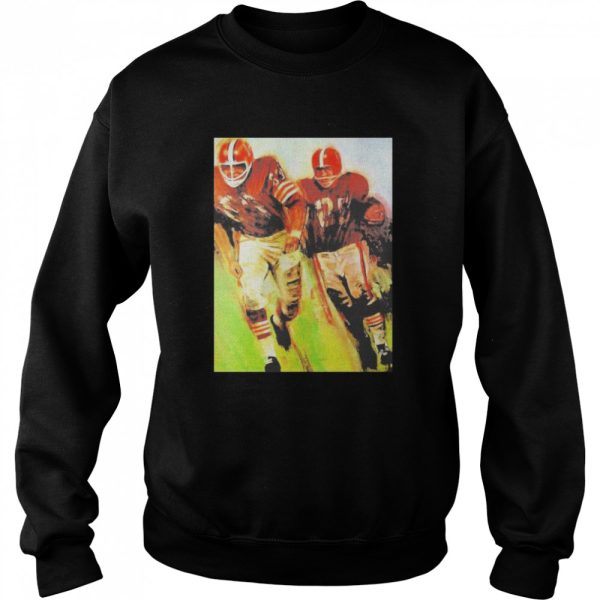 Cleveland Browns 1965 CB Helmet Poster Shirt