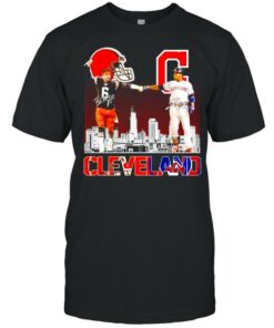 Cleveland Browns vs Cleveland Indians signature shirt 1