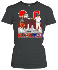 Cleveland Browns vs Cleveland Indians signature shirt 1 Cleveland Browns vs Cleveland Indians signature shirt 2