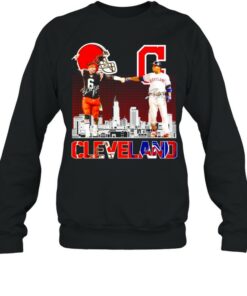 Cleveland Browns vs Cleveland Indians signature shirt 3 Cleveland Browns vs Cleveland Indians signature shirt 4