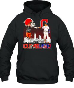 Cleveland Browns vs Cleveland Indians signature shirt 4 Cleveland Browns vs Cleveland Indians signature shirt 5