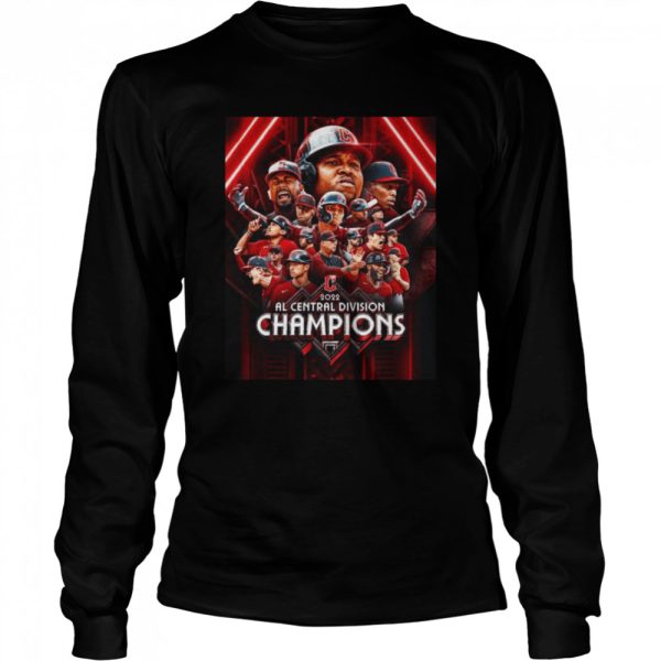 Cleveland Guardians Baseball Team 2022 AL Central Champions Shirt