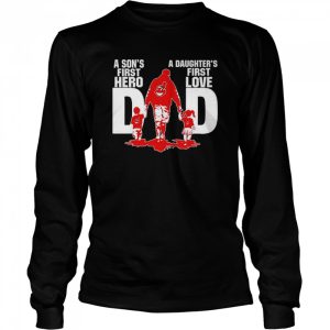 Cleveland Indians Dad son's first hero daughter's first love shirt 3