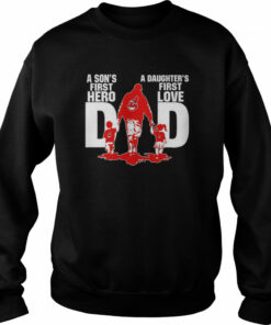 Cleveland Indians Dad son's first hero daughter's first love shirt 4