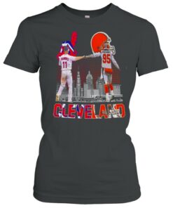 Cleveland Jos Ramrez and Myles Garrett signatures shirt 2
