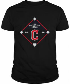 Cleveland guardians black 2022 postseason shirt 1