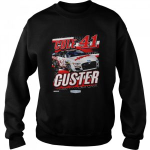 Cole Custer Stewart Haas Racing Team Collection Black HAAS Tooling Chicane shirt 4