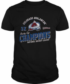Colorado Avalanche 3x Stanley Cup Champions National Hockey League Shirt 1