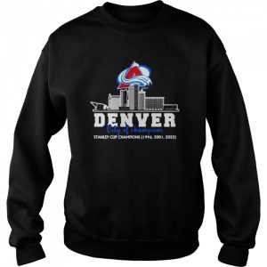 Colorado Avalanche Denver city of Champions Stanley Cup Champions shirt 4