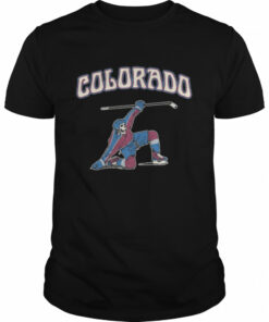 Colorado Avalanche Hockey Skeleton Slapshot shirt 1