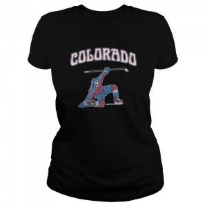 Colorado Avalanche Hockey Skeleton Slapshot shirt