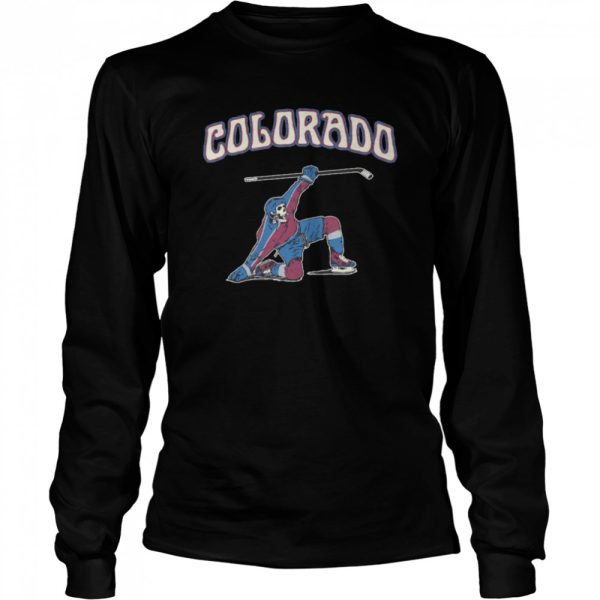 Colorado Avalanche Hockey Skeleton Slapshot shirt