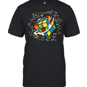 Cool Math Rubik Rubix Rubics Player Cube Maths shirt