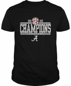Crimson Alabama Crimson Tide 2022 Women's Soccer SEC Regular Season Champions Shirt 1