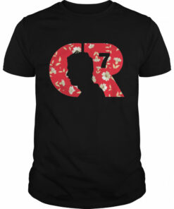 Cristiano Ronaldo Man Utd Cr 7 Football Flower Pattern shirt 1