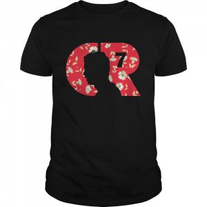 Cristiano Ronaldo Man Utd Cr 7 Football Flower Pattern shirt