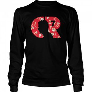 Cristiano Ronaldo Man Utd Cr 7 Football Flower Pattern shirt 3