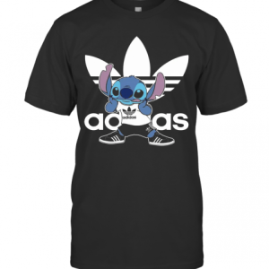 Cute Sporty Stitch Disney X Adidas Mashup T-Shirt