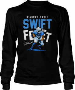 D'andre Swift Detroit Lions Swift Feet signature shirt 3